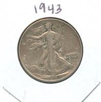 1943 Walking Liberty Silver Half Dollar