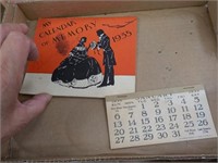 1930's calendar