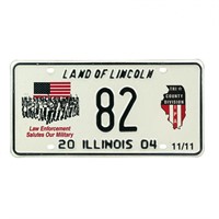 Illinois IPA 2004 License Plate
