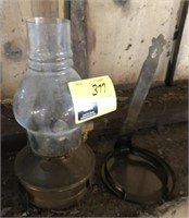 Oil lamp and extra holder