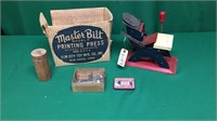 Master Bilt Toy Printing Press