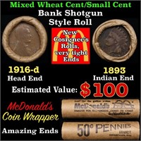 Small Cent Mixed Roll Orig Brandt McDonalds Wrappe