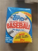 1989 TOPPS BASEBALL - 3 UNOPENED PACKS