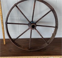 Antique Wagon Wheel 20"