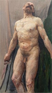 Aleksei Shovkunenko Male Nude Oil