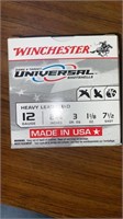 12 gauge, 8 Shot, 2 3/4”, Winchester Universal,