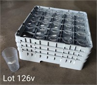 50x 20oz Clear Pepsi Cups & Dishwashing Drink Tray