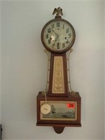 New Haven Clock Co., New Haven, Conn.  Banjo type.