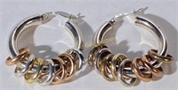 Sterling Silver Hoop Earrings