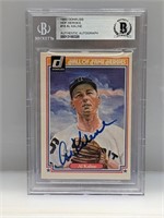 1983 Donruss #18 Al Kaline Autographed Authentic