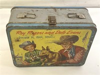 Vintage Roy Rogers & Dale Evans Metal Lunchbox