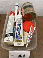 MISC. CAULK, TAPE AND MORE