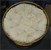 Papasan Chair 46" Dia Has Slight Damage