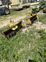 2-John Deere Snow Blowers (as is) 46" & 32"