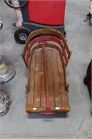 WOODEN CHILDS SLEIGH