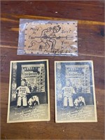 Vintage Postcards 1 Leather Postcard