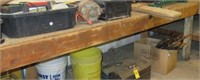 (2) Vary Large Wood Work Benches. Measures: