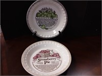 Two Royal China Pie Plates