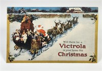 ANTIQUE VICTROLA CHRISTMAS ADVERTISING LEAFLET