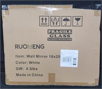 Ruomeng Wall Mirror 16x20
White