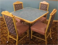 Square Diner Table with 4 Chairs