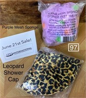 Shower Cap / Mesh Sponge