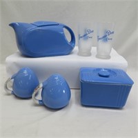 Hall China Art Deco - Teapot - Water Pitcher -
