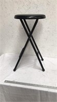 Black fold up stool