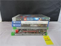 6 Assorted Video Games