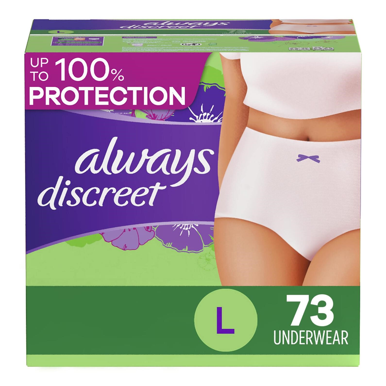 Always Discreet Incontinence & Postpartum Incontin