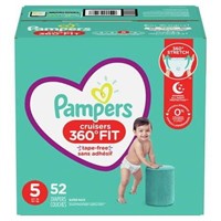 Pampers Cruisers 360 Diapers Size 5  52 Count