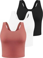 Ullnoy Racerback Yoga Tops 3 Pack