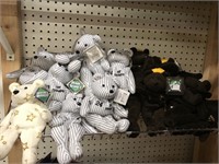Beanie babies sports related new with tags