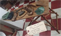 Old wooden ironing board & farmhouse primitives