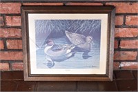 Framed Print of Pintails by Frank Beebe