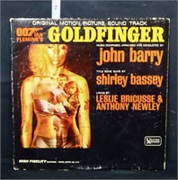 James Bond Goldfinger Soundtrack mono vinyl record