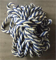 Blue/White Braided Rope