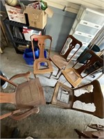 Vintage & Wicker Bottom Chairs
