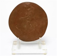 Leonard Baskin "Minotaur" Plaque, Bronze