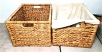 Baskets with Built in Handles- Lot of 2