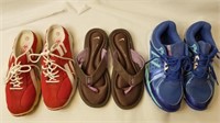 3 prs Shoes 7-1/2 Soho, Nike, New Balance