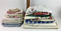 Linens:  tablecloths, napkins, doilies, table