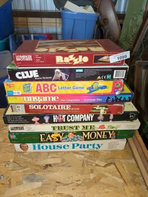 9 Vintage Board games