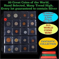 20 Great Coins of the World, hand selected, many t