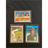 (3) 1980's Baseball Rookie Cards