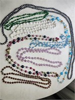 Bead Style Necklaces, long, various colors