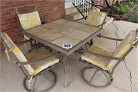 Patio Table with (4) Chairs (BUYER RESPONSIBLE