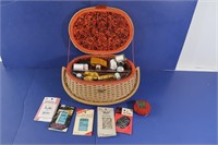 Sewing Basket w/Sewing Accessories