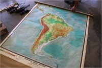 Box Of Records & South America Map