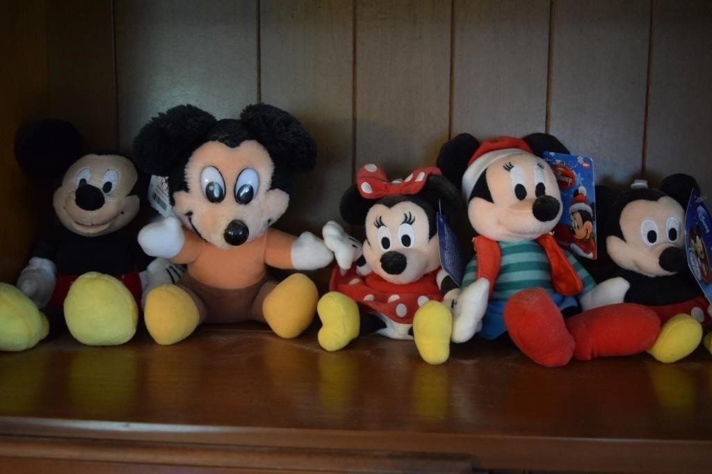 Mickey & Minnie Mouse Stuffed Animals
